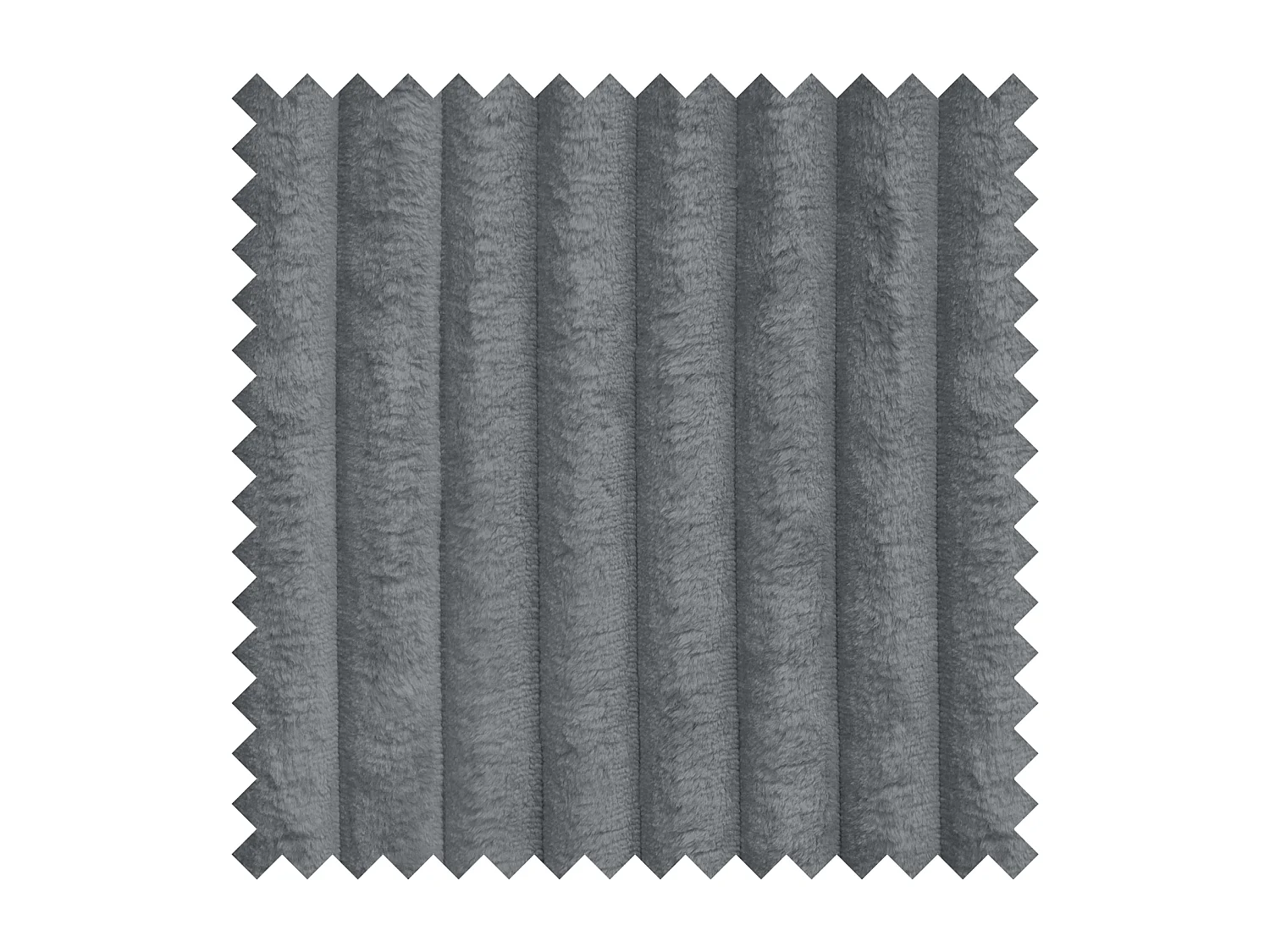 Opbergbed met hoofdeinde - 160x200 cm - in grijs corduroy - AFFOLIO
