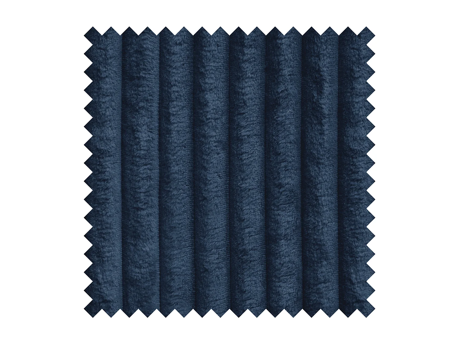 Opbergbed met hoofdeinde - 160x200 cm - in marineblauw corduroy - AFFOLIO
