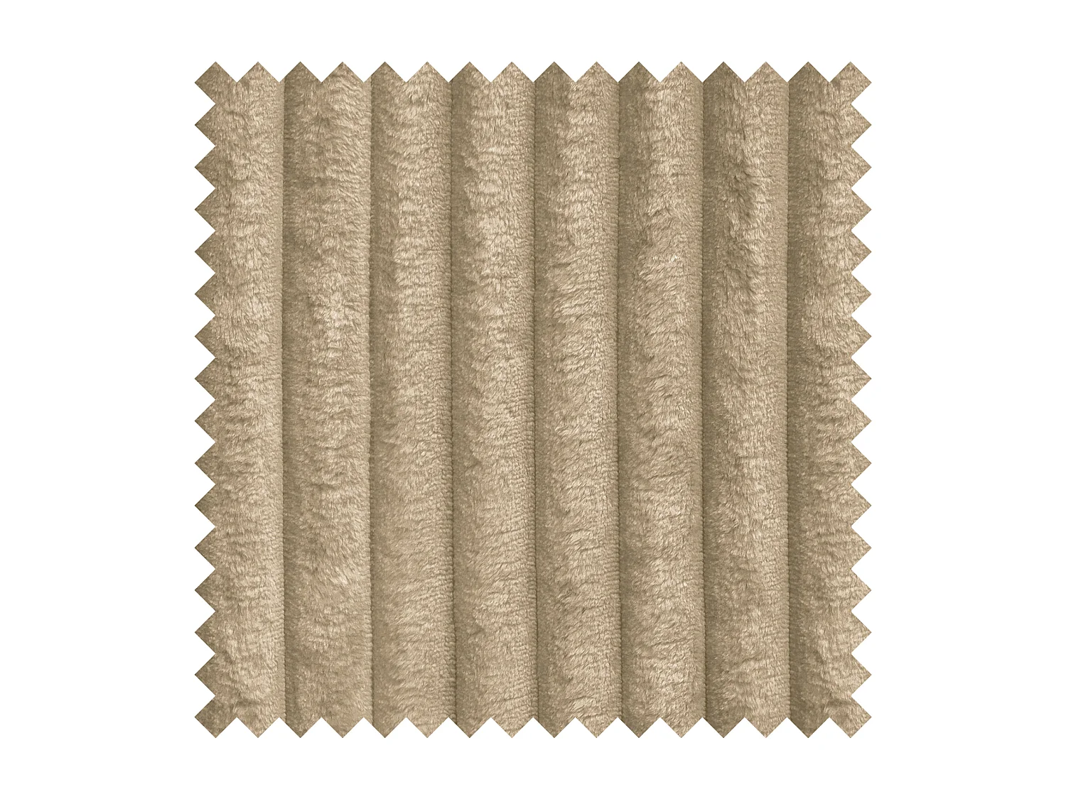 Opbergbed met hoofdeinde - 160x200 cm - in donkerbeige corduroy - AFFOLIO