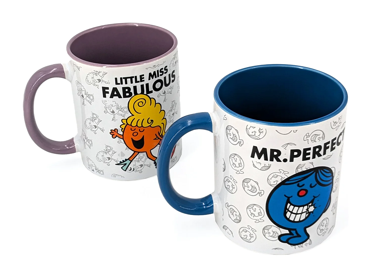 Lot de 2 mugs MONSIEUR MADAME série Fabuleuse et Parfait