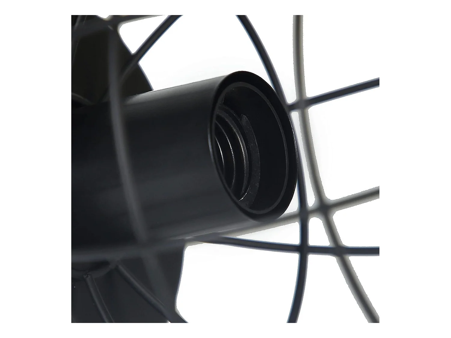 NETTLIFE Lámpara de mesa vintage negra - Lámpara de noche retro Lámpara E27 con casquillo metálico decoración industrial - Máx. 40W - Sin bombillas