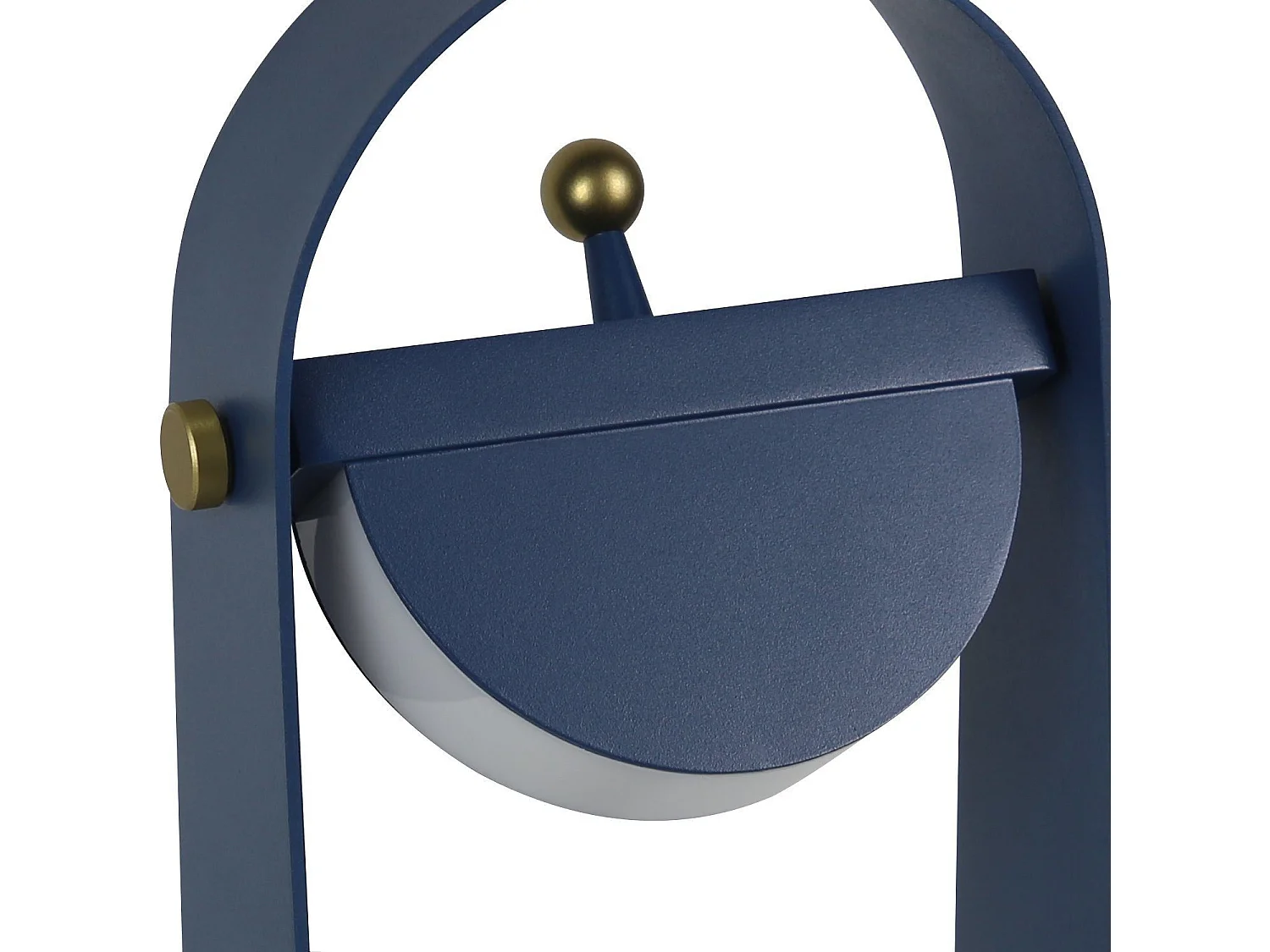 NETTLIFE Tafel - LED - lamp, nachtlamp, draadloos, draagbaar, slaaplamp, regelbare helderheid, 26 cm, blauw.