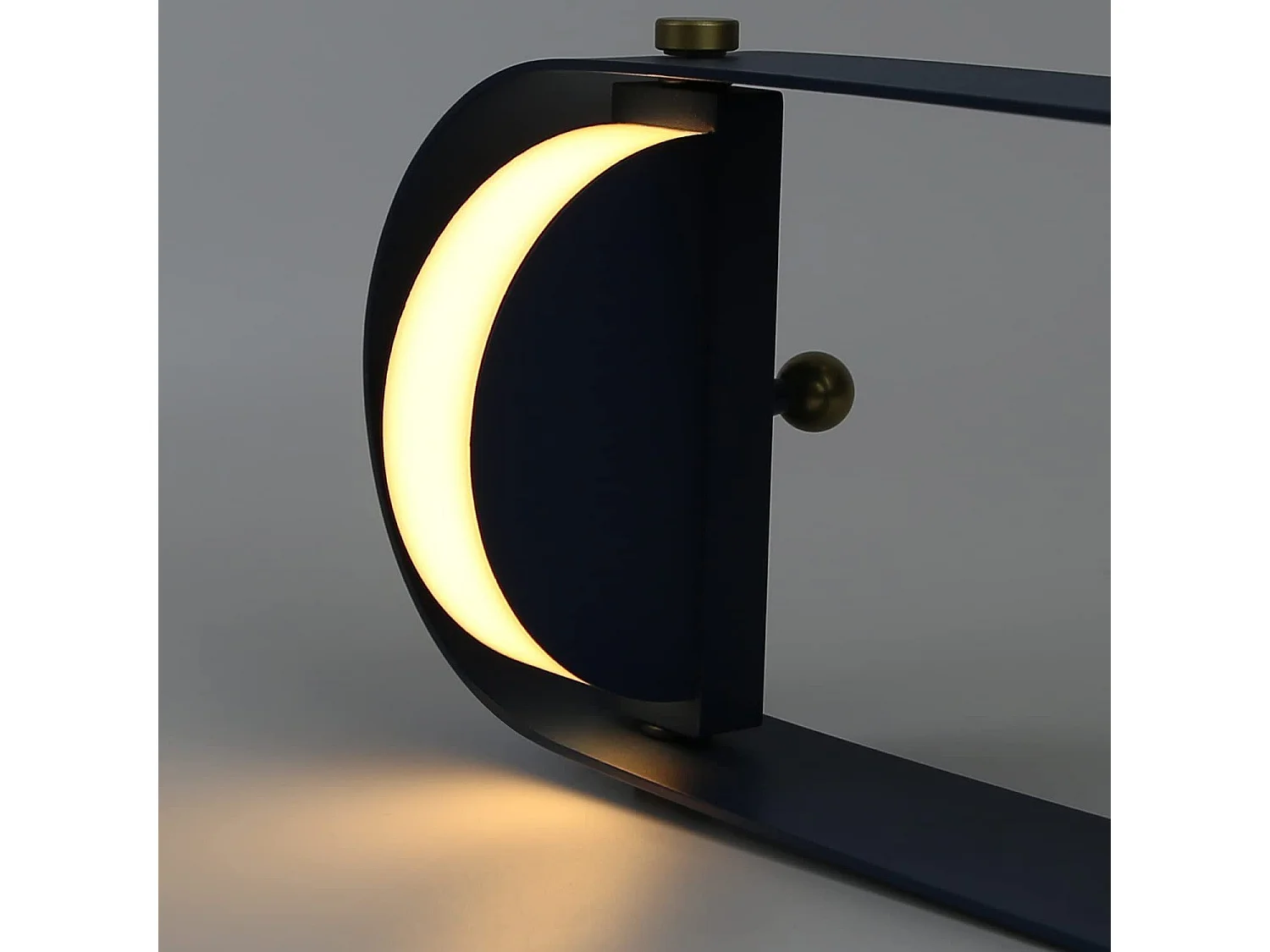 NETTLIFE Tafel - LED - lamp, nachtlamp, draadloos, draagbaar, slaaplamp, regelbare helderheid, 26 cm, blauw.