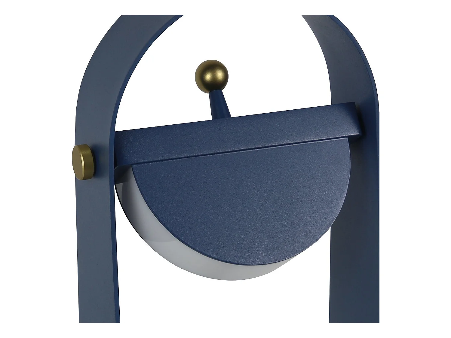 NETTLIFE LED Tischlampe Nachttischlampe Kabellos - Tragbares Nachtlicht Einstellbare Helligkeit 26CM, blau