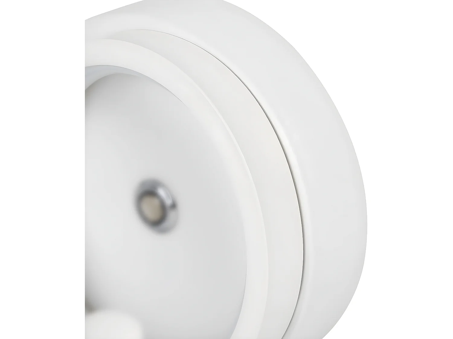 NETTLIFE Lampe de table Touch Dimmable de chevet - Led 12W Moderne blanc  Métal Veilleuse 3000K-6000K Continu avec câble Bureau