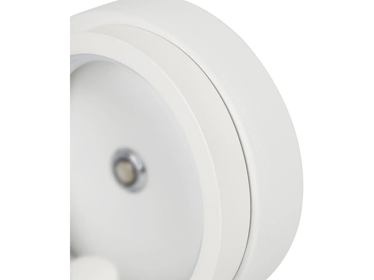 NETTLIFE Lampe de table Touch Dimmable de chevet - Led 12W Moderne blanc  Métal Veilleuse 3000K-6000K Continu avec câble Bureau