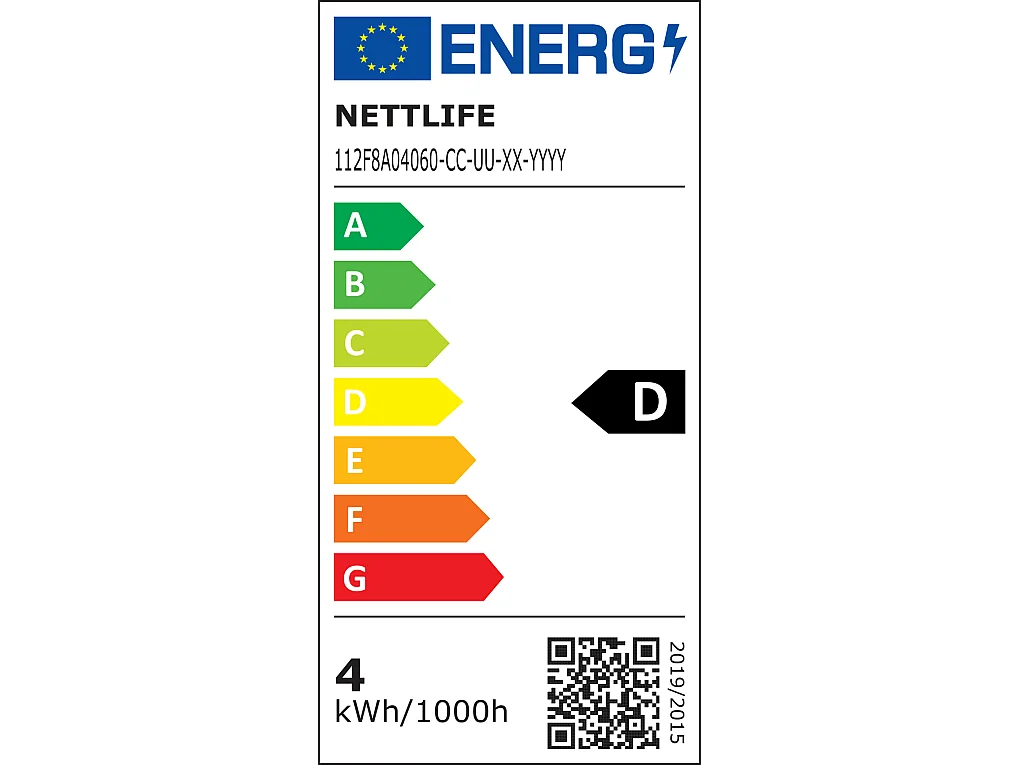 NETTLIFE G95 LED - LED Lampen - Amber - E27 Lichtborn - Filament lamp - 2700K Warm Wit Licht - 4W - Energiebesparende lamp - Vintage Gloeilamp - 6 Stuks