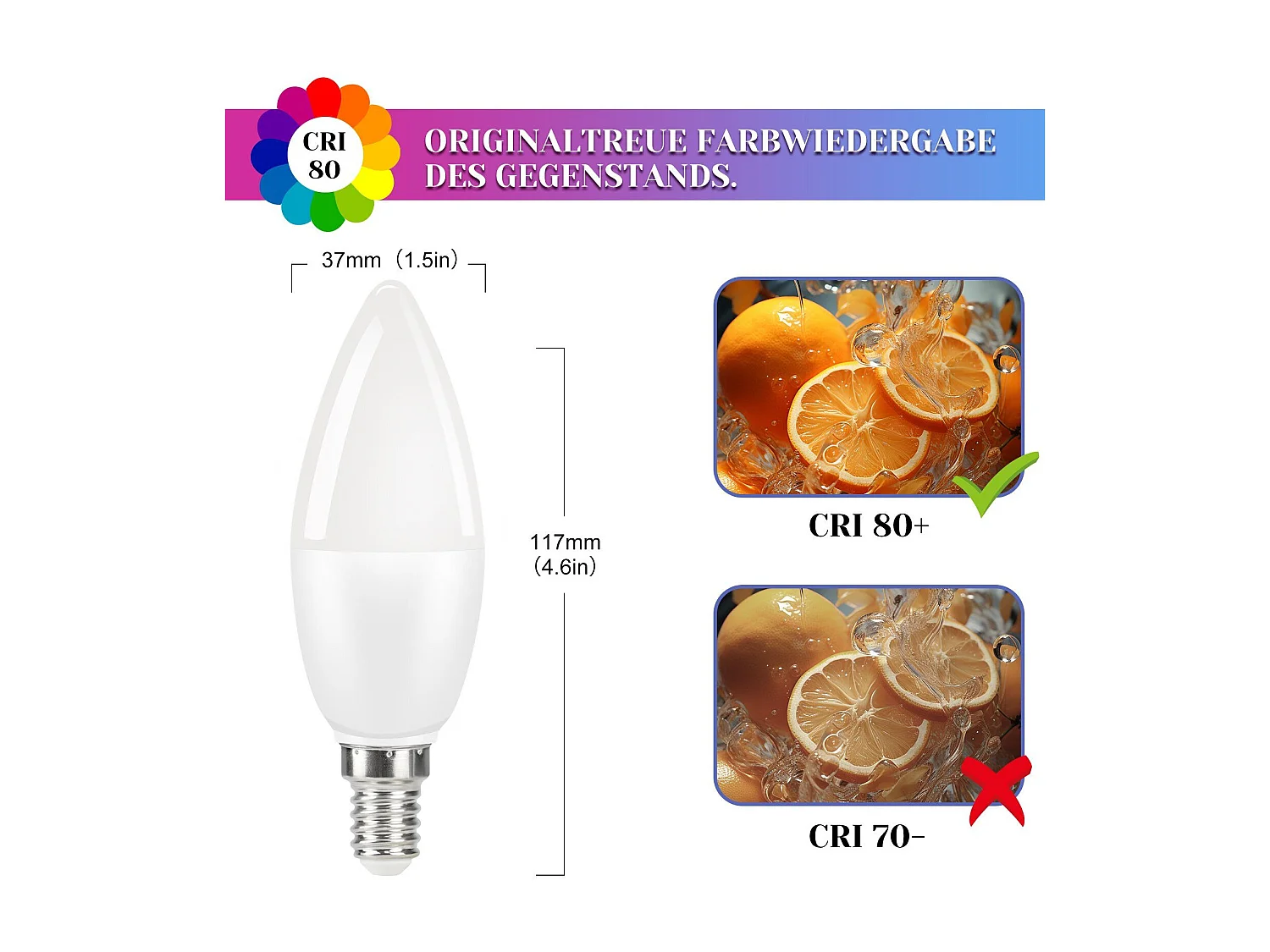 NETTLIFE Lot de 4 ampoules LED E14 Blanc Chaud RVB ampoules bougie RVB à changement de couleur 4W à intensité variable avec télécommande idéales