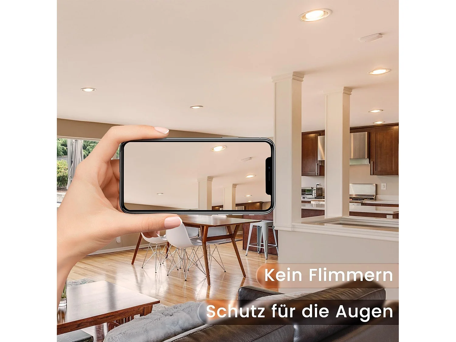 NETTLIFE Set van 6 GU10 LED - lampen in neutraal wit, 5 W, vervangt een 50 W - lamp, 4000 K, energiebesparend, bundelhoek 110°, niet dimbaar.