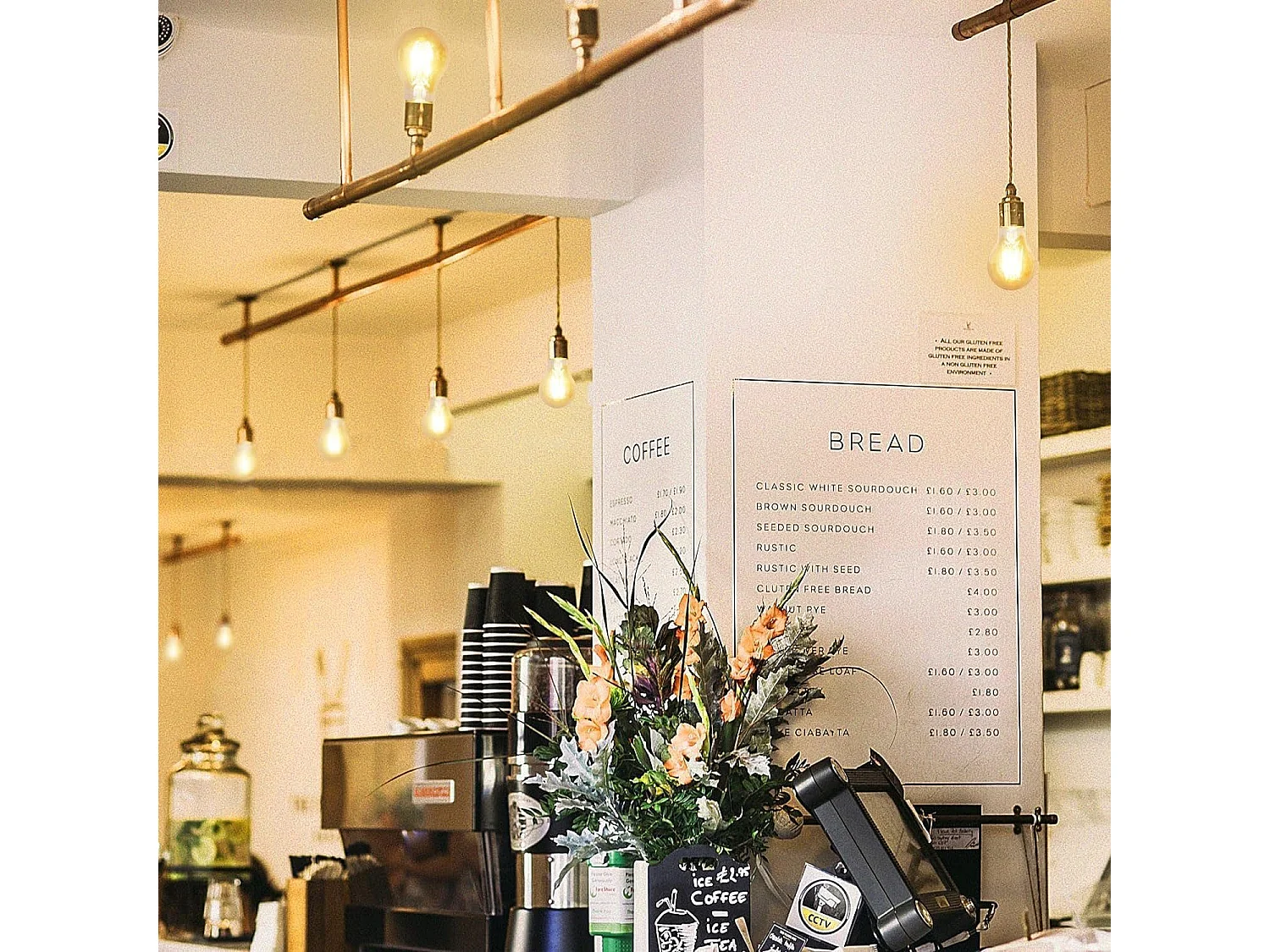 NETTLIFE Pakket van 6 E27 warme witte LED - lampen, vintage - A60, 4W, 2700K, Edison - draadretro, energiebesparende lamp voor huis, café, bar.