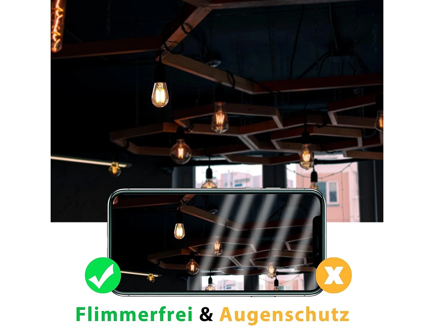 NETTLIFE Zestaw 10 żarówek LED E14 ST25 ciepły biały 2700K 4W zamiennik żarówek do lampy vintage 40W retro nostalgiczna lampa z żarnikiem szklanym