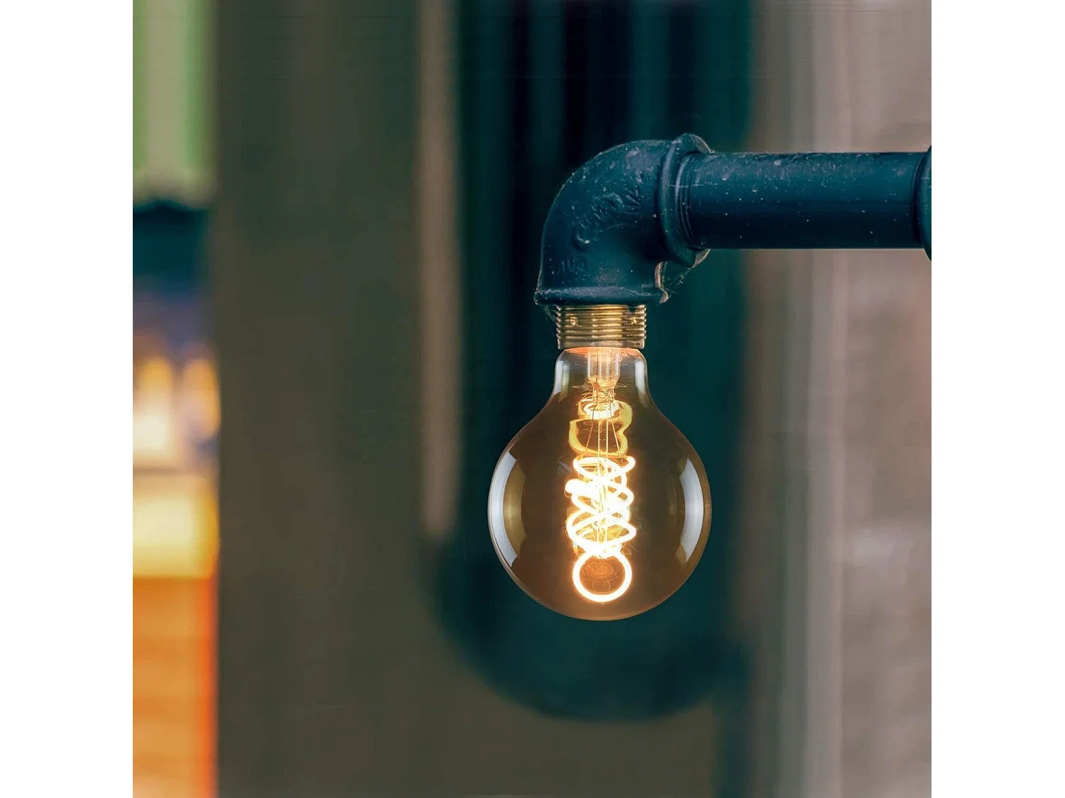 NETTLIFE Lot de 3 ampoules LED E27 vintage ampoule rétro Edison G80 4W lampes globe décoratives à filament blanc chaud 2200K idéales pour la nostalgie