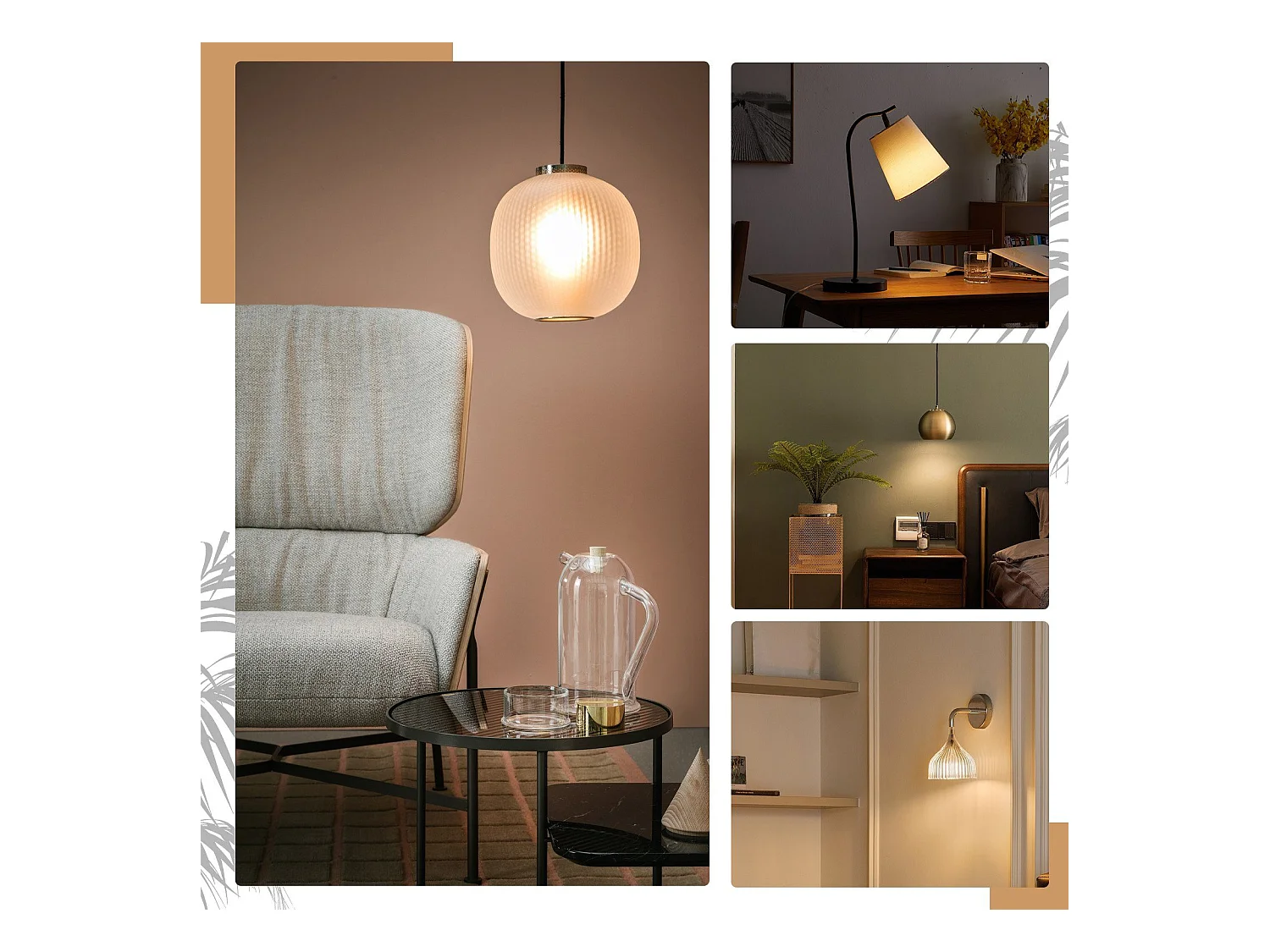 NETTLIFE Pack de 6 Bombillas LED de Filamento Vintage E27 Blanco Cálido 2700K 4W Modelo G45 Vidrio de Alta Calidad Ideal para Hotel Cafe Home Bar