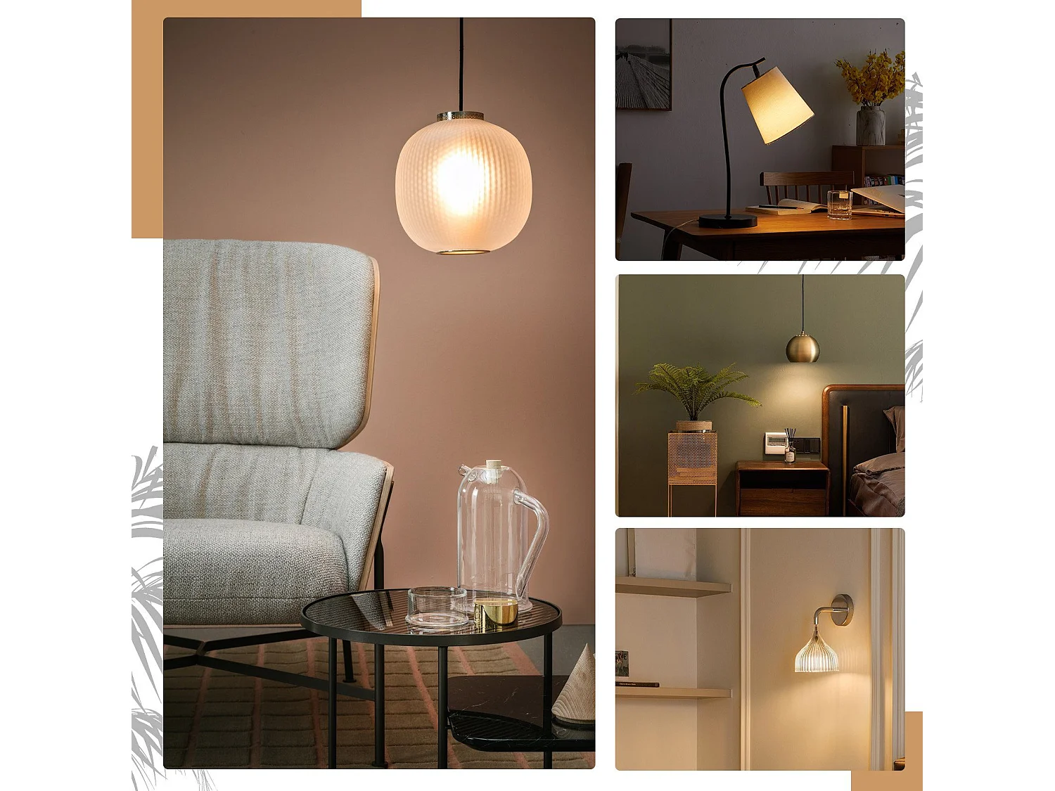 NETTLIFE Lot de 6 ampoules LED E27 à filament vintage blanc chaud 2700K 4W modèle G45 en verre de haute qualité idéales pour hôtel café maison bar