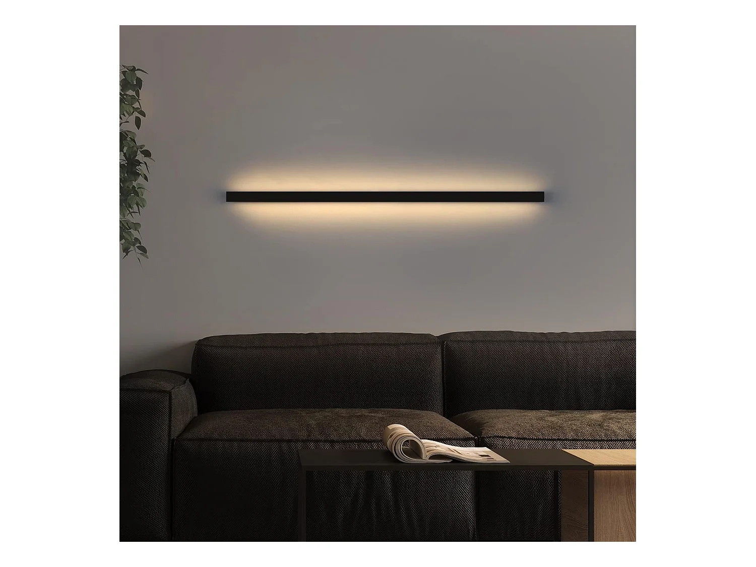 NETTLIFE Applique murale led intérieur - Moderne 60CM 21W couloir up down blanc chaud lampe de couloir lampe