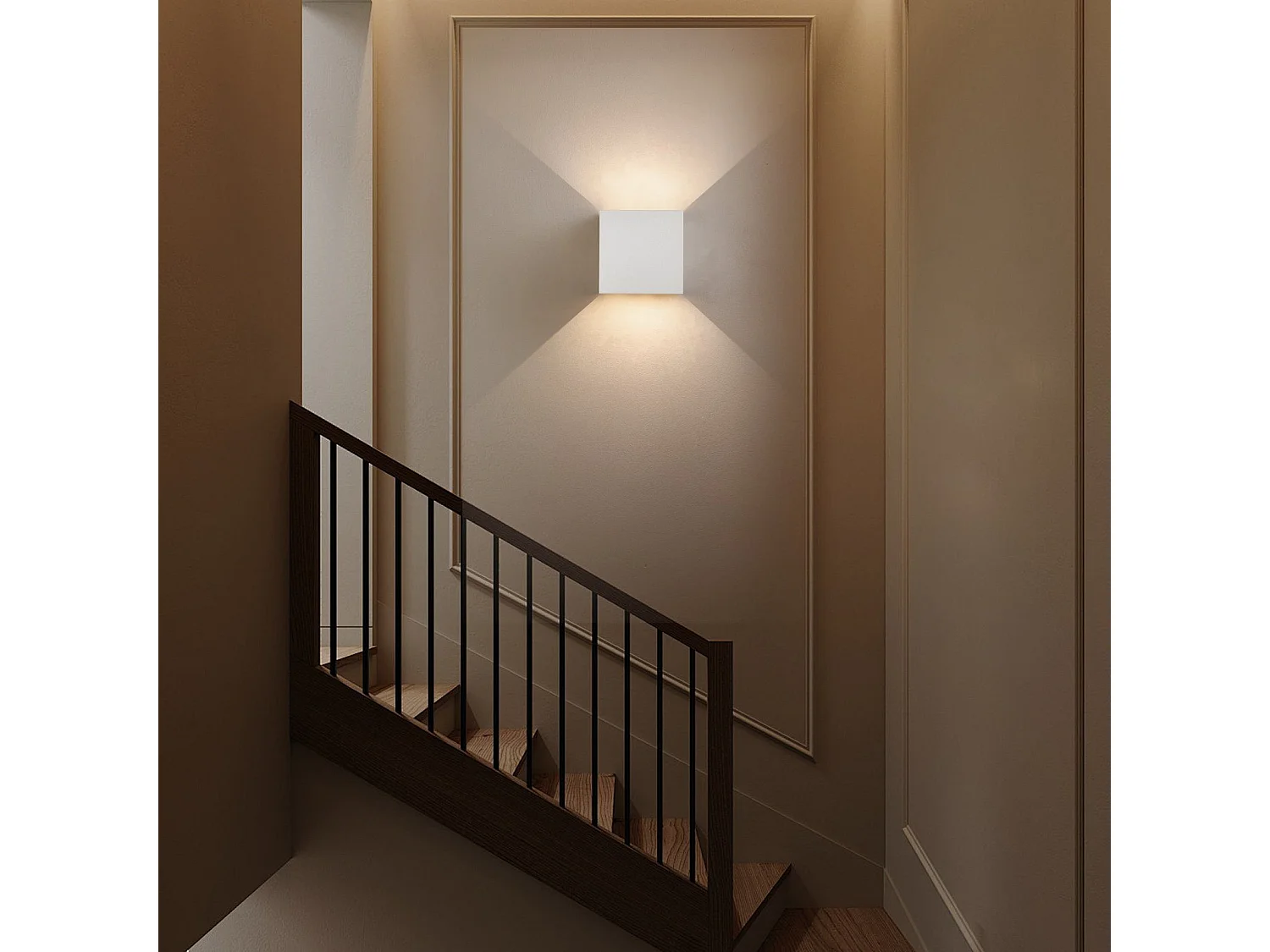 NETTLIFE Binnenwandlamp - Up Down LED Buitenwandlamp Buitenwandlamp 5W IP65 Warm Wit