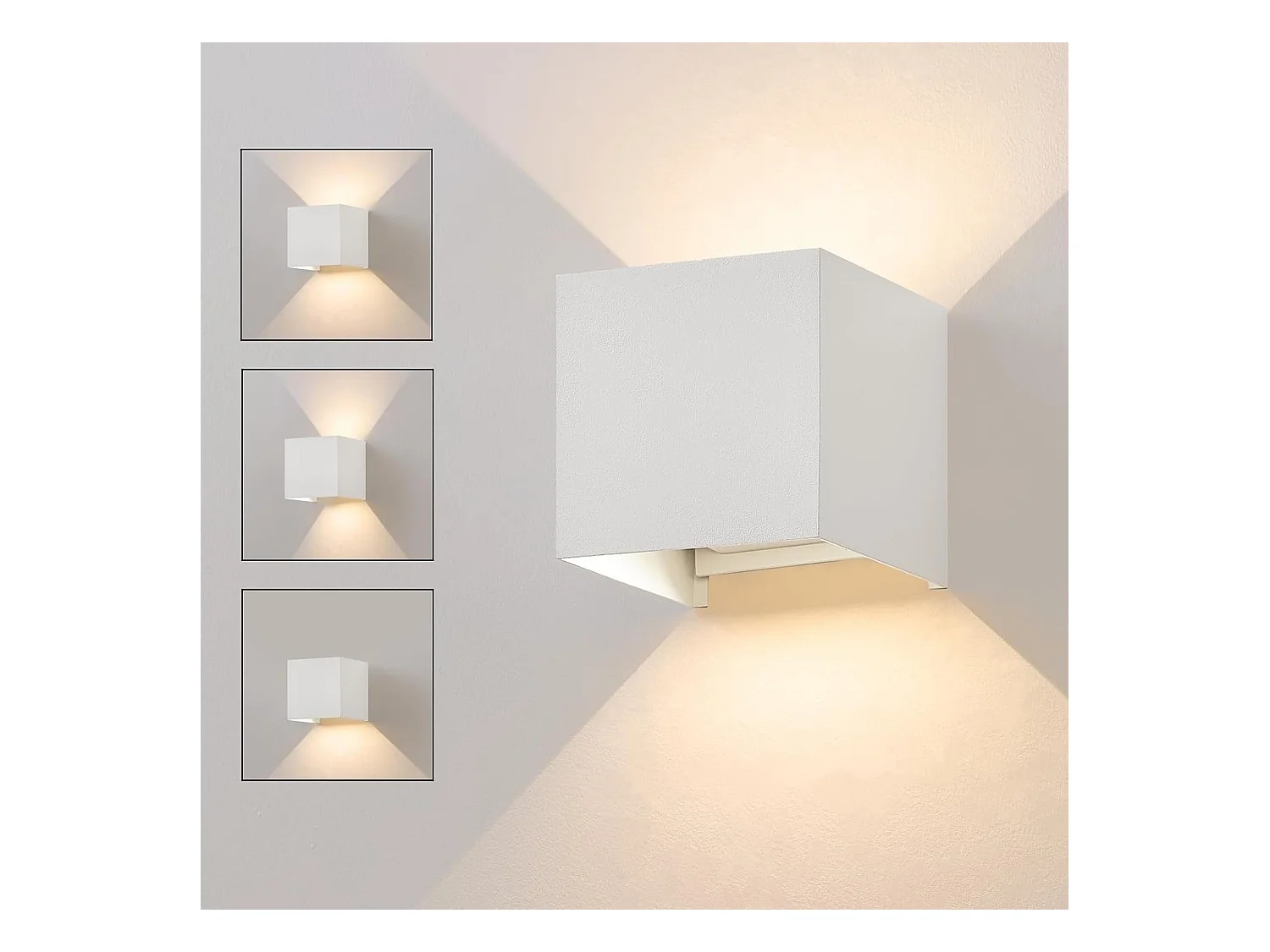 NETTLIFE Binnenwandlamp - Up Down LED Buitenwandlamp Buitenwandlamp 5W IP65 Warm Wit