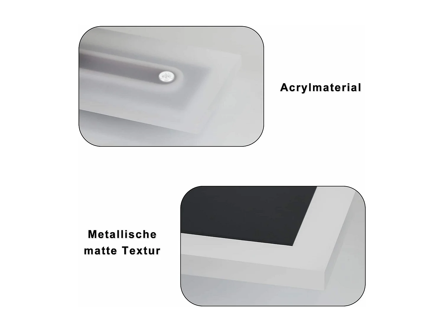 NETTLIFE Aplique LED Exterior: Aplique Interior 50cm Largo Aplique Pared Negro 10W 3000K Lámpara Exterior Moderna IP65