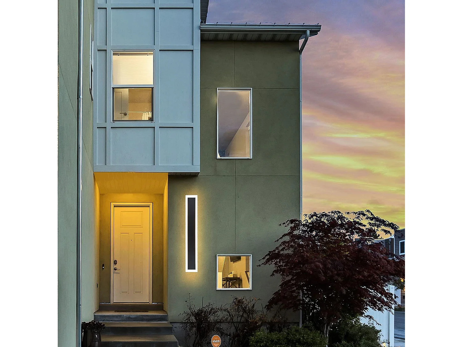 NETTLIFE Applique Extérieure LED : 50cm Applique Intérieure Longue 10W Applique Mur Noir 3000K Lampe Extérieure Moderne IP65