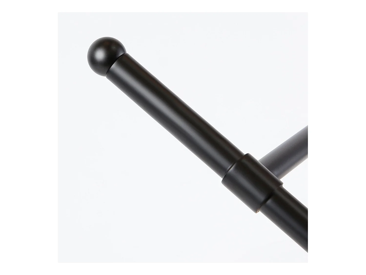 NETTLIFE Lampadaire Salon Moderne - Noir E27 Vintage 2 Flammes Lampe de Lit Blanc Tissu Design Lampadaire de lecture 25W avec interrupteur à pied