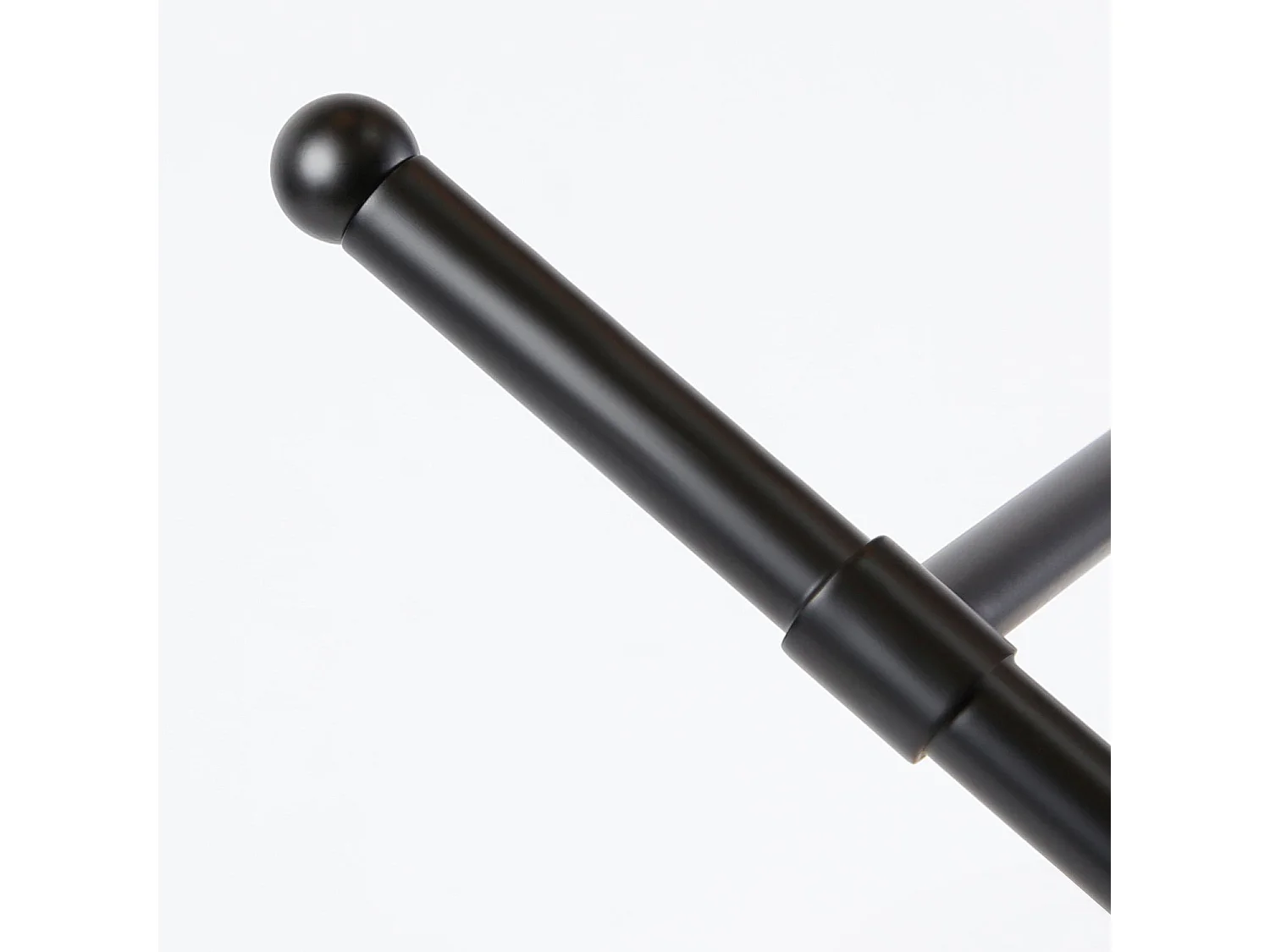 NETTLIFE Lampadaire Salon Moderne - Noir E27 Vintage 2 Flammes Lampe de Lit Blanc Tissu Design Lampadaire de lecture 25W avec interrupteur à pied