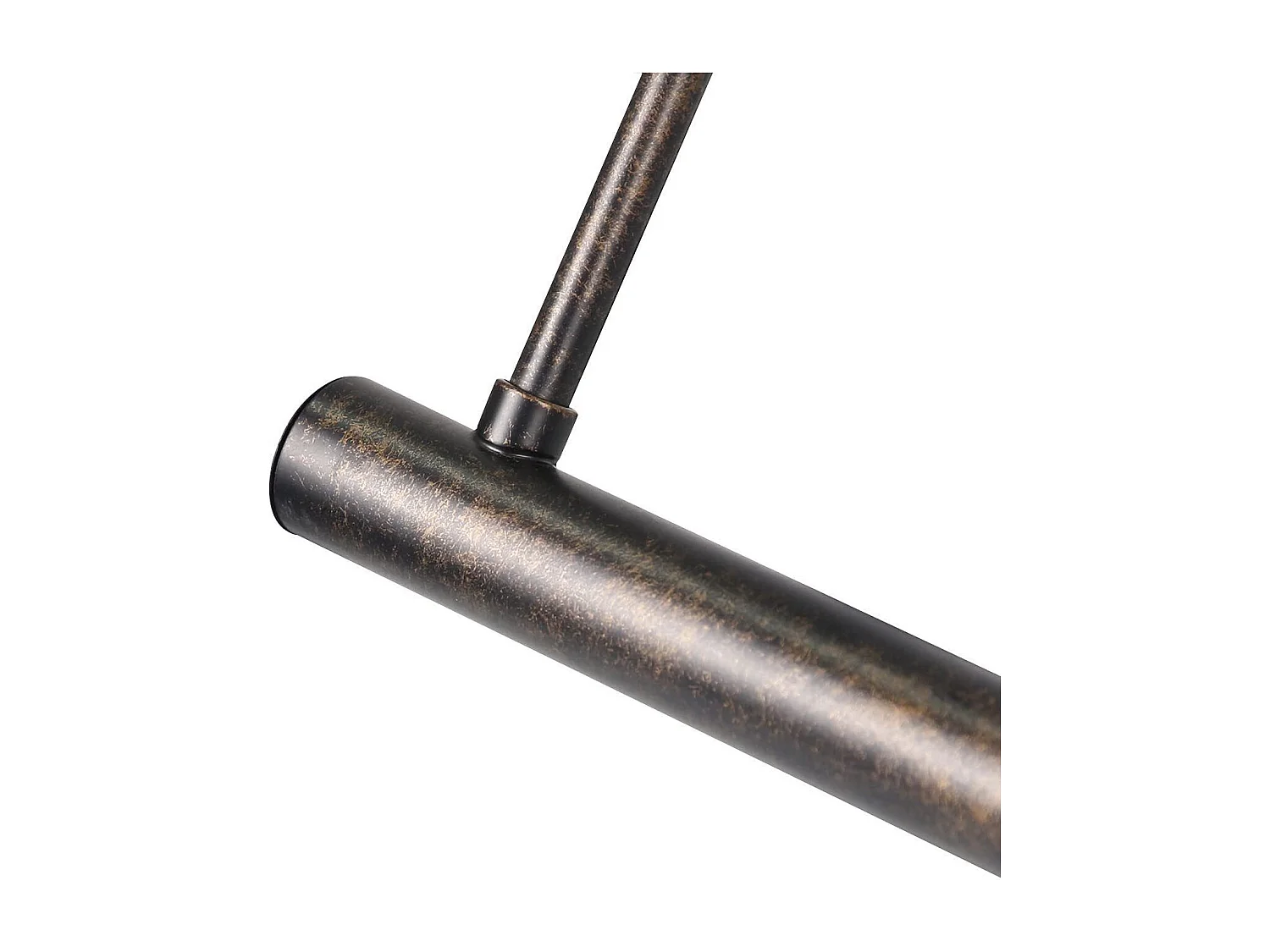 NETTLIFE Lámpara de pie vintage para sala de estar, Negro - Lámpara de pie industrial E27, Diseño vintage, Lámpara de dormitorio de metal de 163 cm