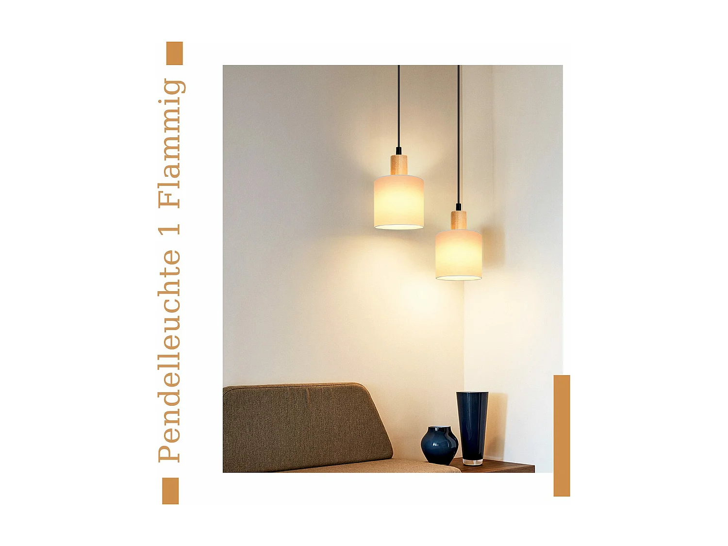 NETTLIFE Suspension bois blanc diamètre 173 cm E14 1 flamme lampe de salle à vintage rustique cuisine couloir lampe tissu pour salon restaurant