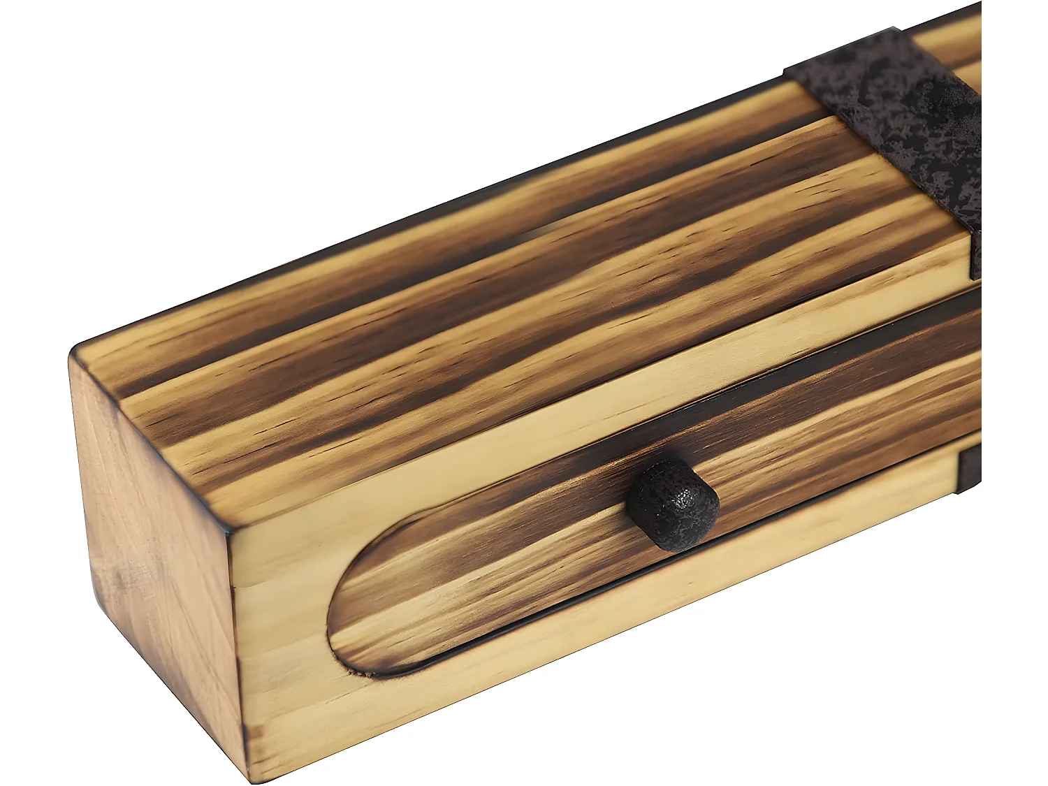 NETTLIFE Hanglamp Vintage - hout - 3xE27 - 61CM - houten balk hanglamp - voor eetkamer keuken woonkamer bar restaurant - max. 25 W