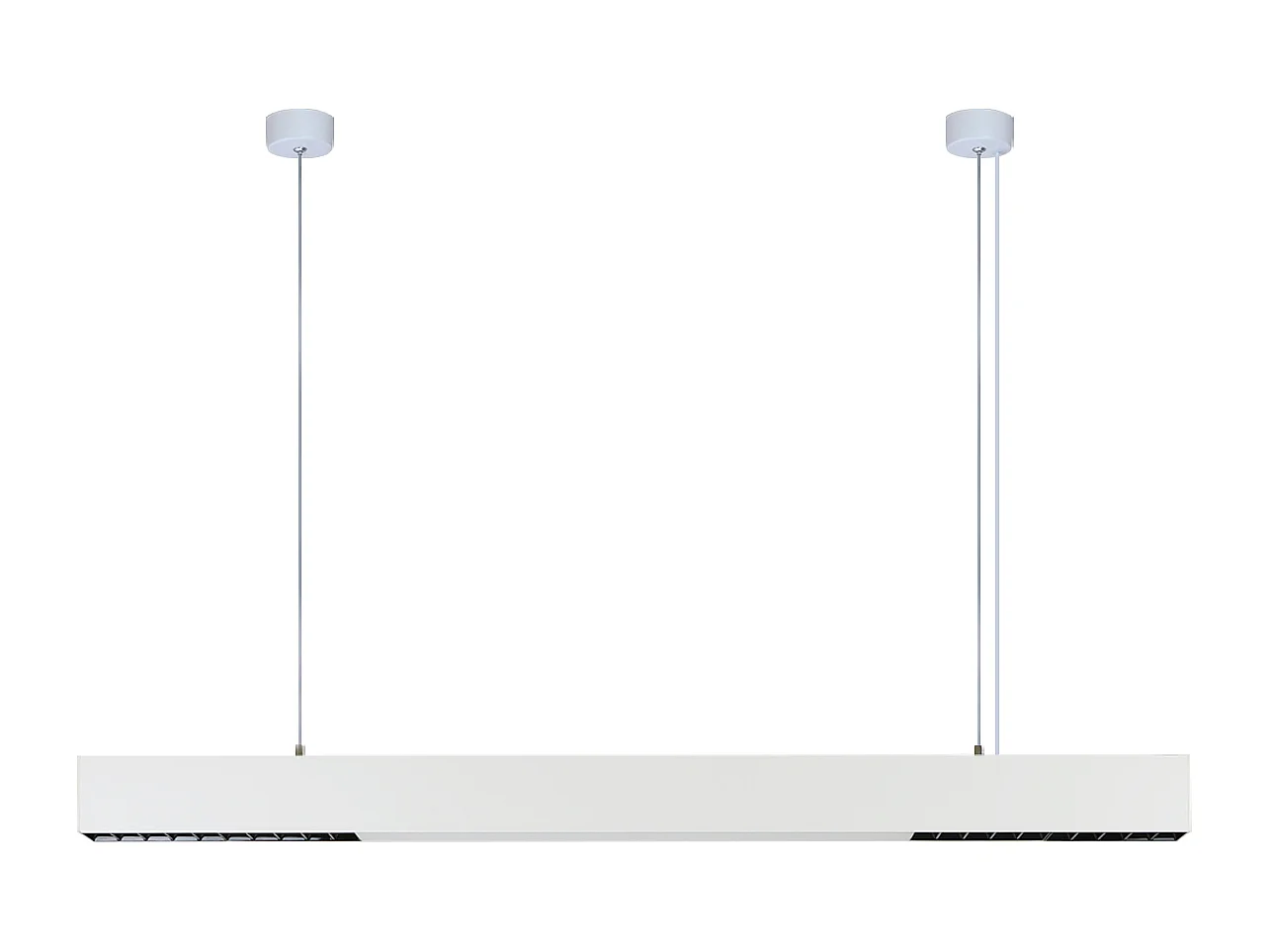 NETTLIFE LED Hanglamp - wit - modern - 57W dimbaar met afstandsbediening - 107cm laapkamerlamp - voor woonkamer | eetkamer | kantoor