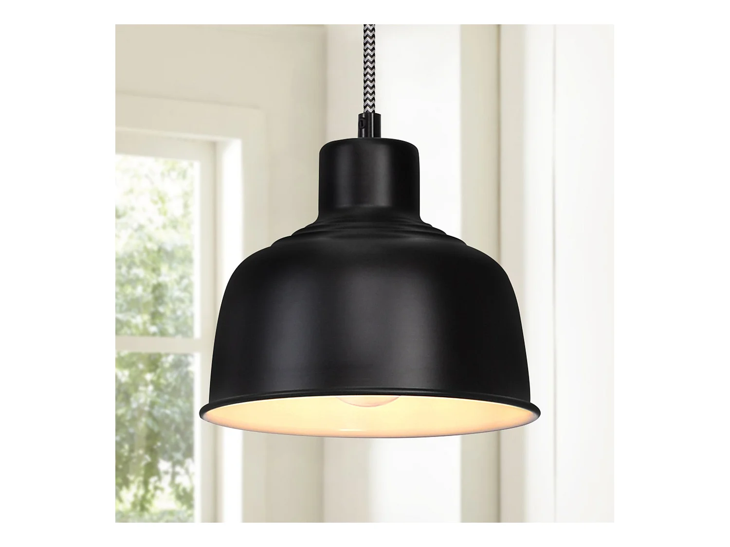 NETTLIFE Hanglamp - E27 - in hoogte verstelbare - zwart - vintage eettafel hanglamp - voor eetkamer | slaapkamer | woonkamer | keuken | hotel