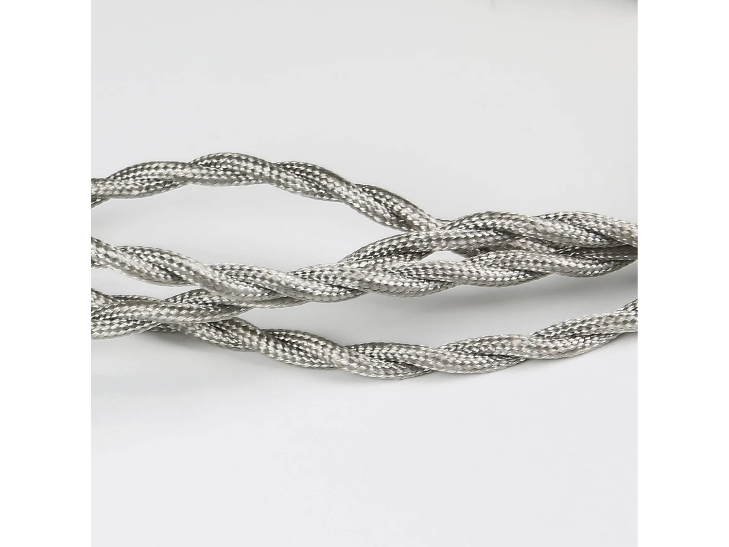 NETTLIFE Srebrna aluminiowa lampa wisząca o średnicy 10 cm E27 Stara lampa z kablem przemysłowym Edison 1,3 M z baldachimem do salonu Jadalnia Bar Pub Piwnica