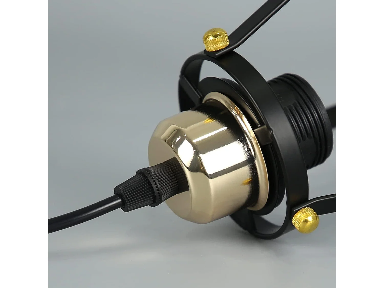 NETTLIFE Suspension E27 noir Diam.15cm vintage métal pour salle à manger cuisine salon restaurant 150cm