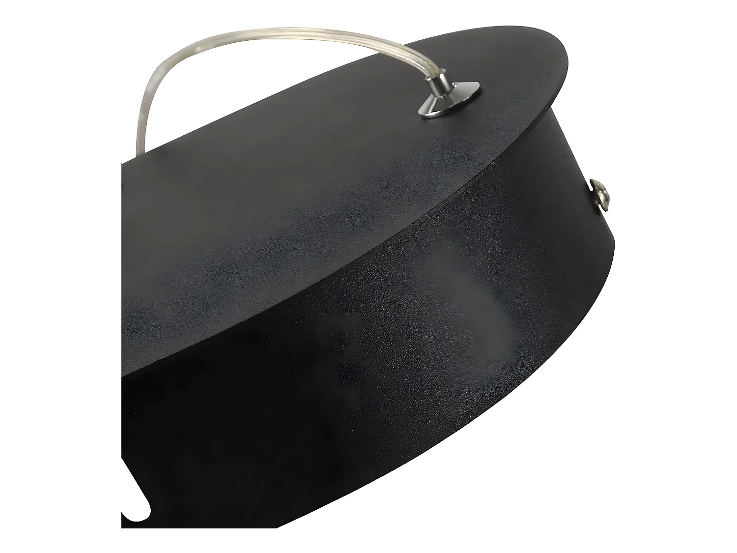 NETTLIFE Lámpara Colgante LED Silicona Negro Diam.75cm Regulable con Mando a Distancia Diseño Moderno para  Estudio Salón Cocina Oficina 47W