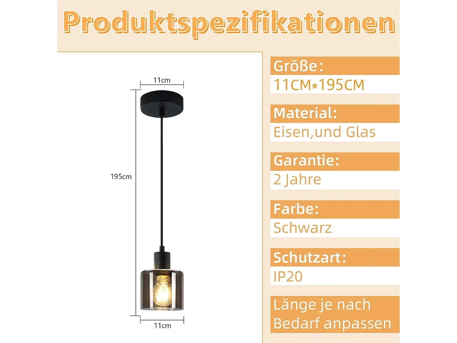 NETTLIFE Żelazna lampa wisząca Diam.11cm E27 Max.40w czarna Vintage 1 żarówka lampa do jadalni Retro industrialna lampa wisząca do salonu Hotel