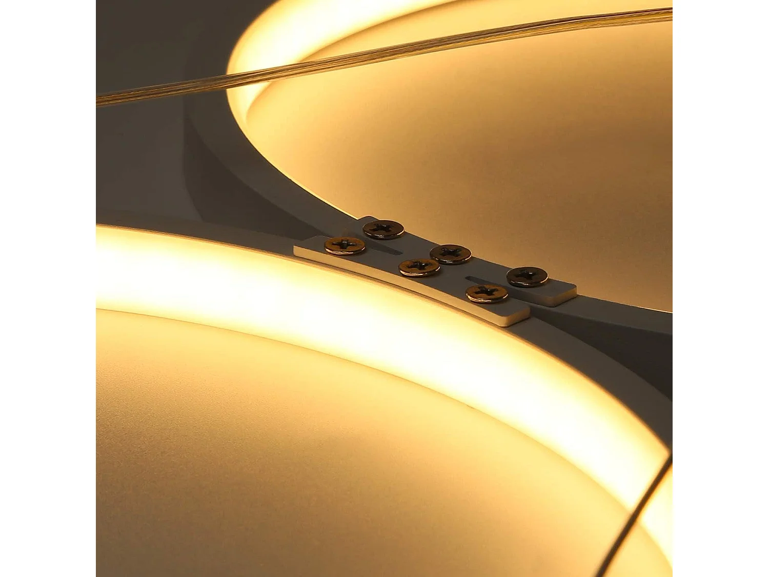 NETTLIFE LED Hanglamp wit 4 lichts dimbaar met afstandsbediening eettafel lamp met ring Ontwerp in hoogte verstelbare hanglamp voor woonkamer | slaapkamer | keuken