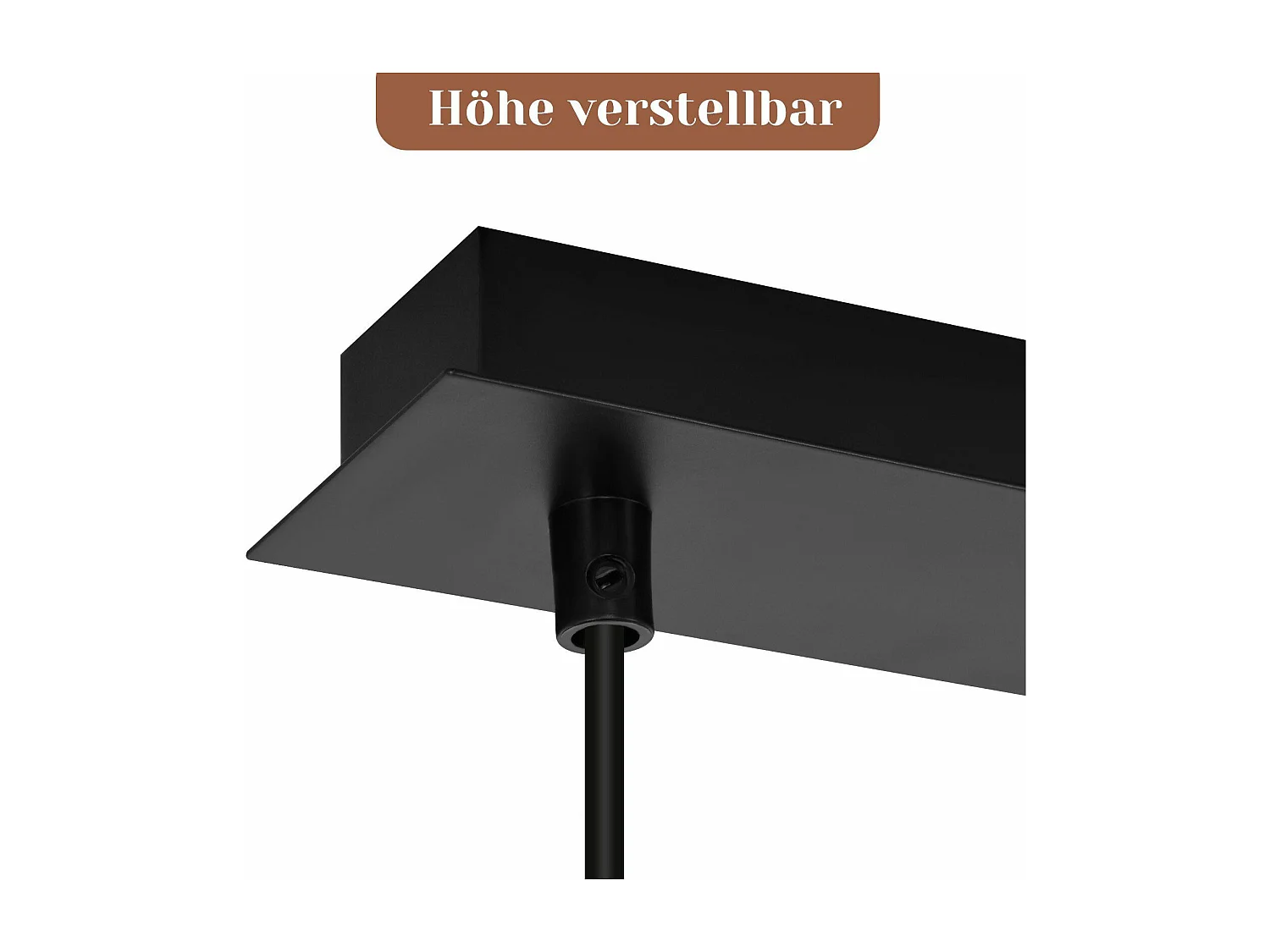 NETTLIFE Suspension Gu10 Or Noir Diam.170cm Métal 4 Ampoules - Lampe de Table à Industrielle Moderne pour Salon Café Salle à Manger Chambre