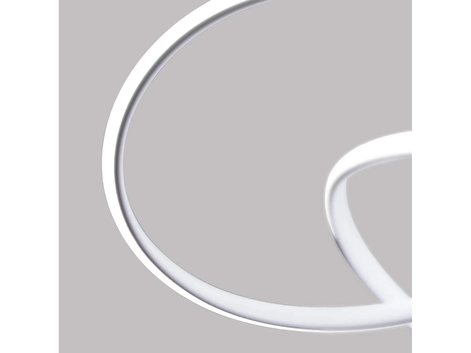 NETTLIFE LED lustre salon lampes suspendues table à manger blanc 62W dimmable avec télécommande