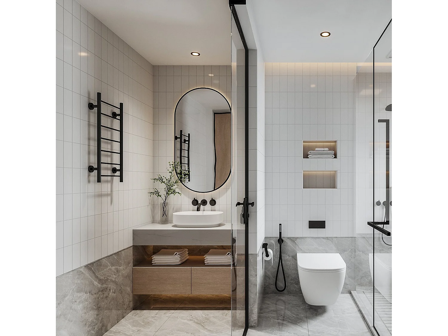 NETTLIFE Set van 12 GU10 LED inbouwspots, 30° verstelbaar, rond, inclusief fitting met chroom halogeen frame, geschikt voor lichtcentra