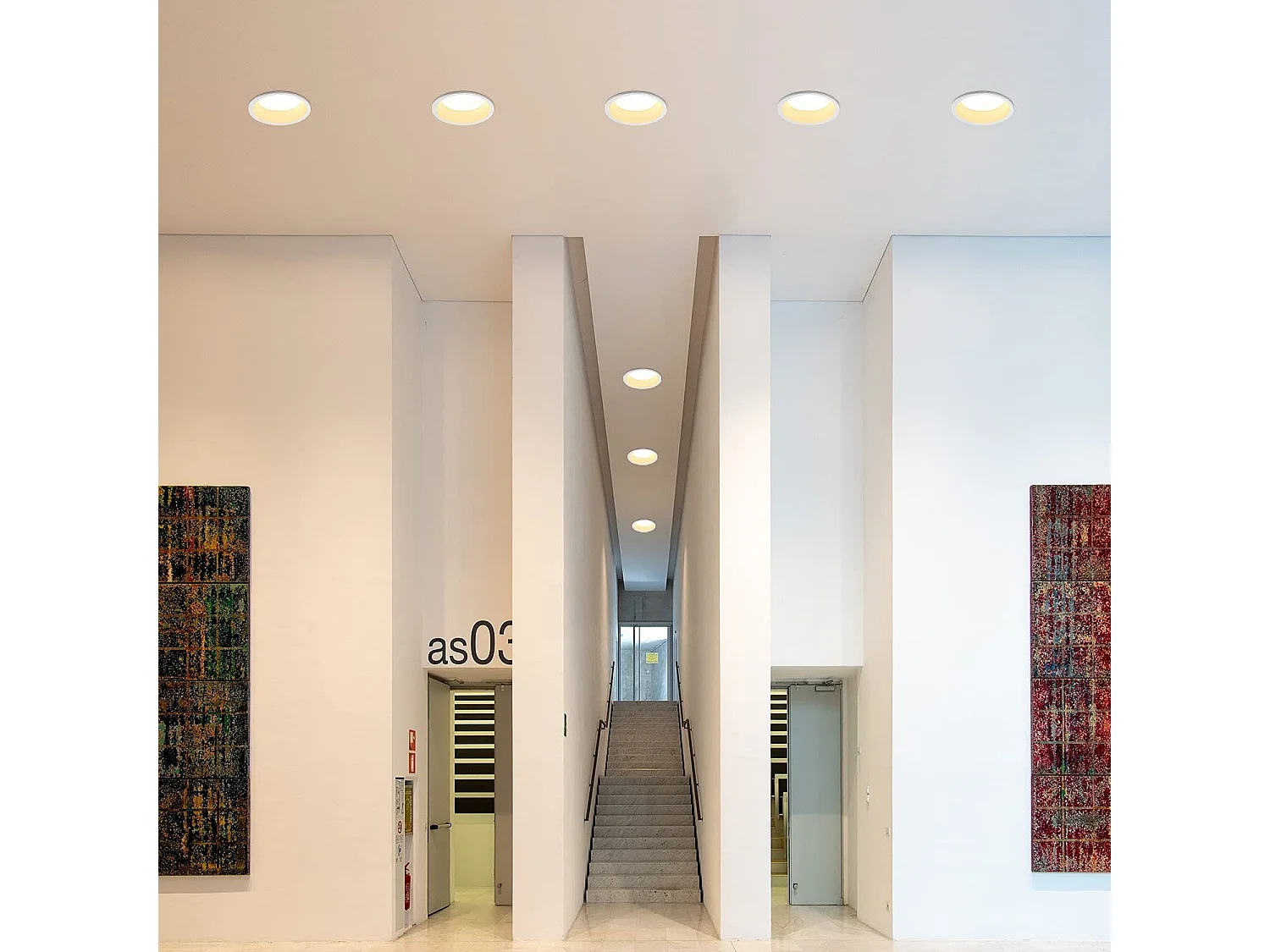 5 LED Einbaustrahler Warmweiß 3000K für Bad Wohnzimmer Küche IP44 5W