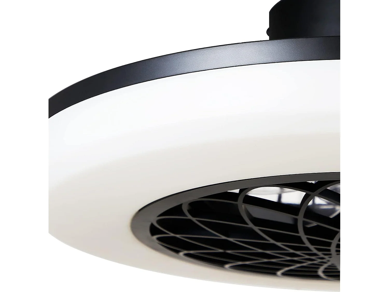 NETTLIFE Ventilateur de plafond LED avec éclairage - 49,5cm Moderne, grand & silencieux, télécommande, minuterie, 3000K-6000K dimmable