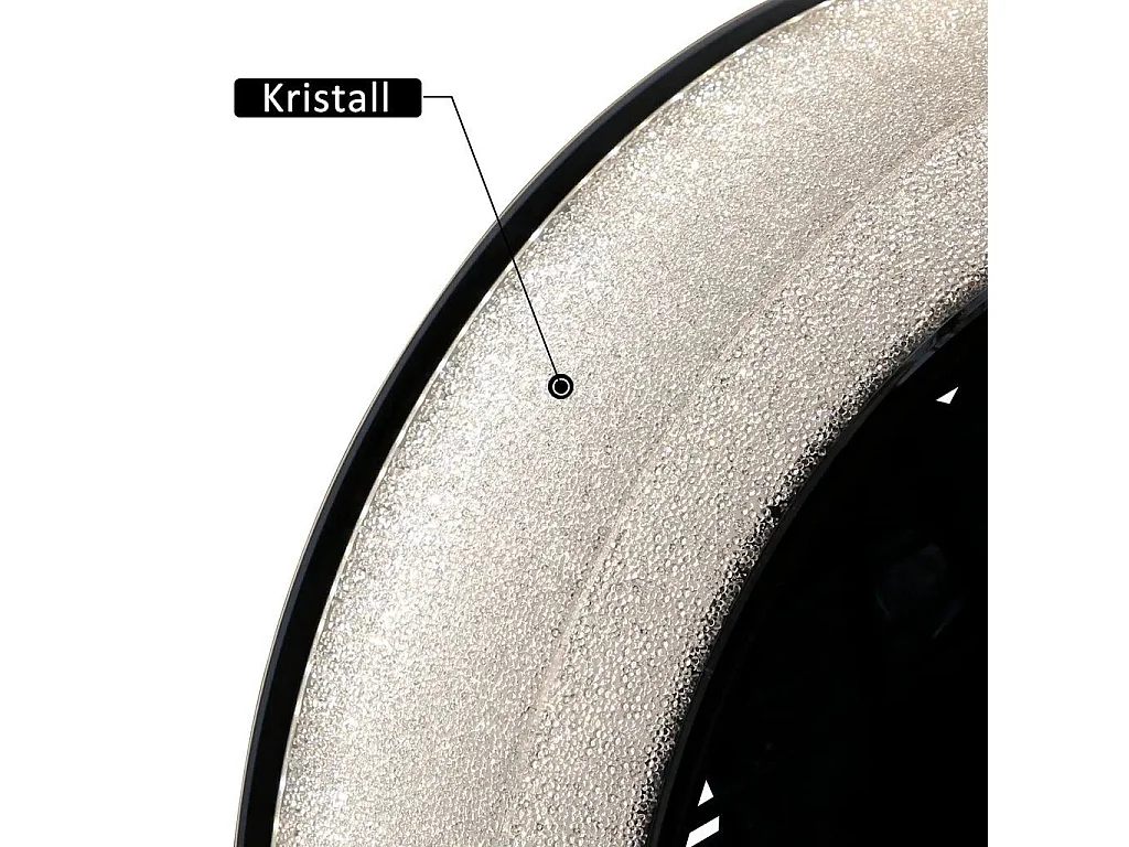 NETTLIFE LED-Deckenventilator mit Licht – 39,5 cm, modern, groß und leise, Fernbedienung, Timer, 34 W, 3000 K-6000 K dimmbar