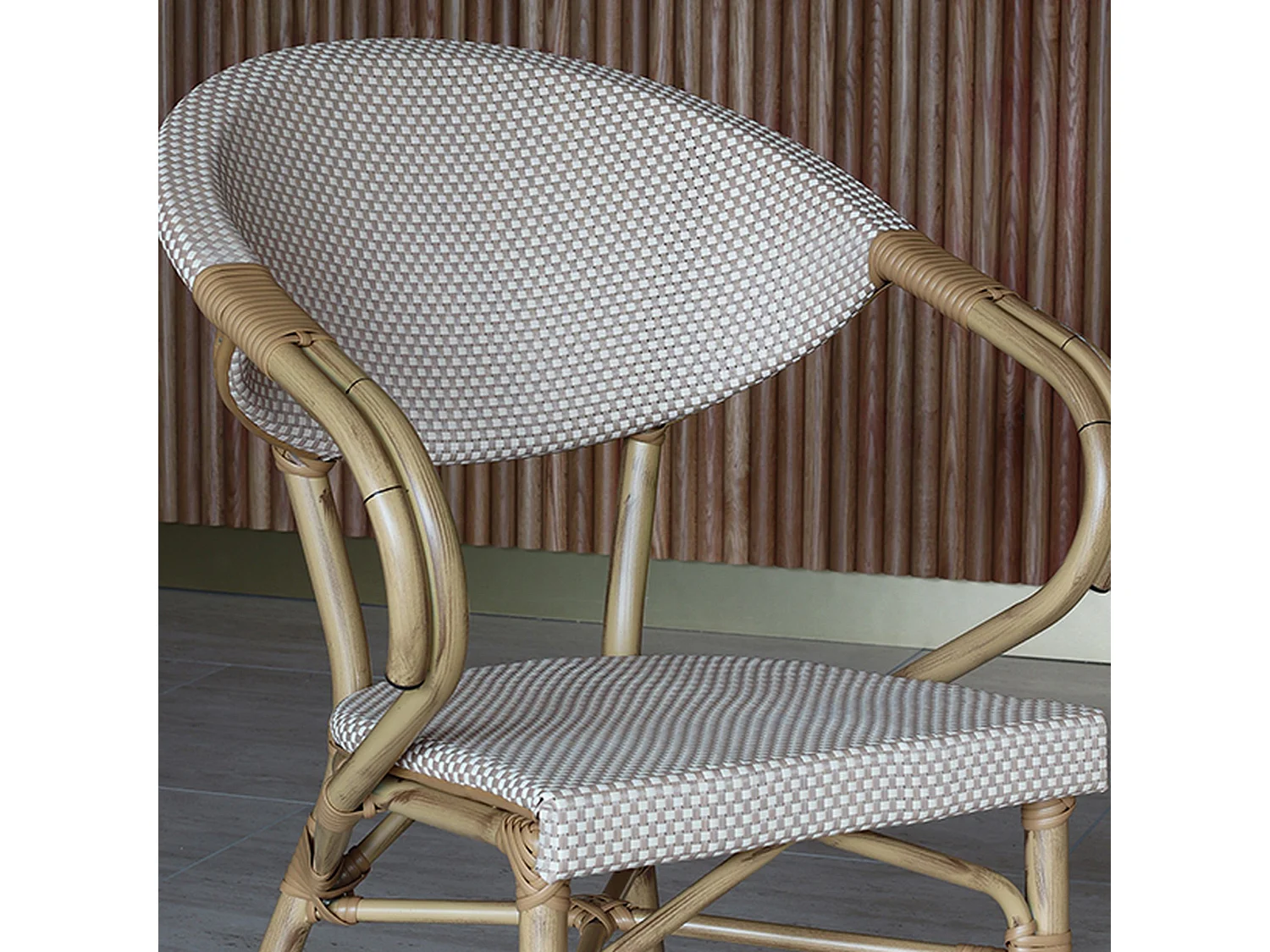 Now's Home - Lot De 2 Fauteuils De Table Exterieur En Textilene Beige