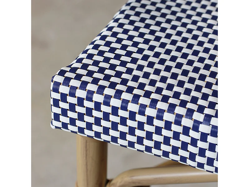 Now's Home - Lot De 2 Fauteuils De Terrasse Bleu Avec Structure En Aluminium Amalfi