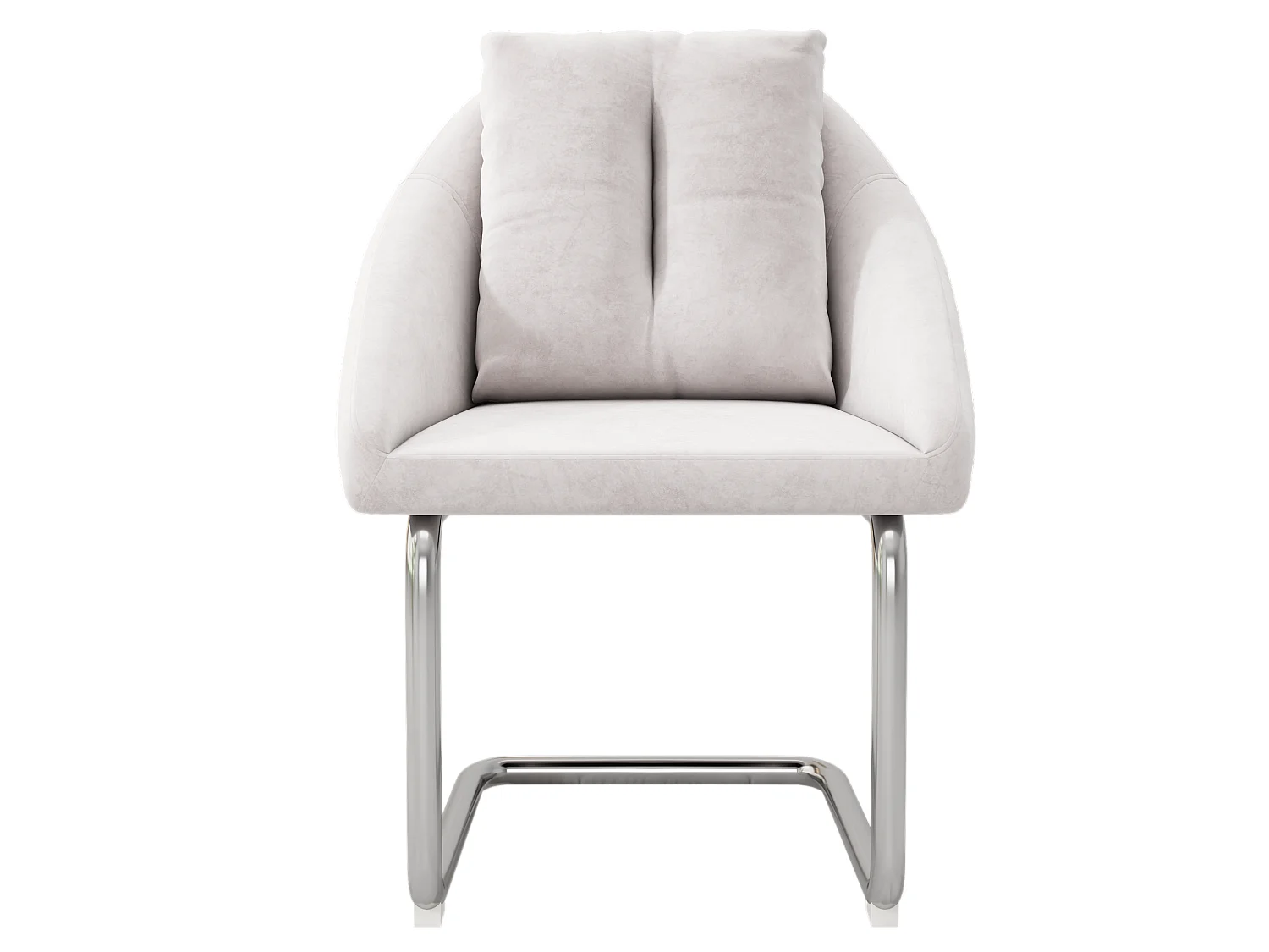 Set di 6 sedie Velvet - struttura in metallo - Beige