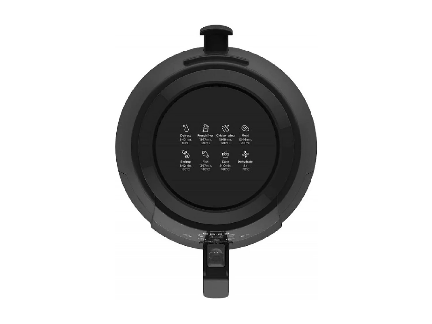 EVVO Freidora sin aceite Tasty Fryer - 1500W, Tecnología Dual Cyclone, Multifunción, hasta 200º (Capacidad: 3,5 litros)