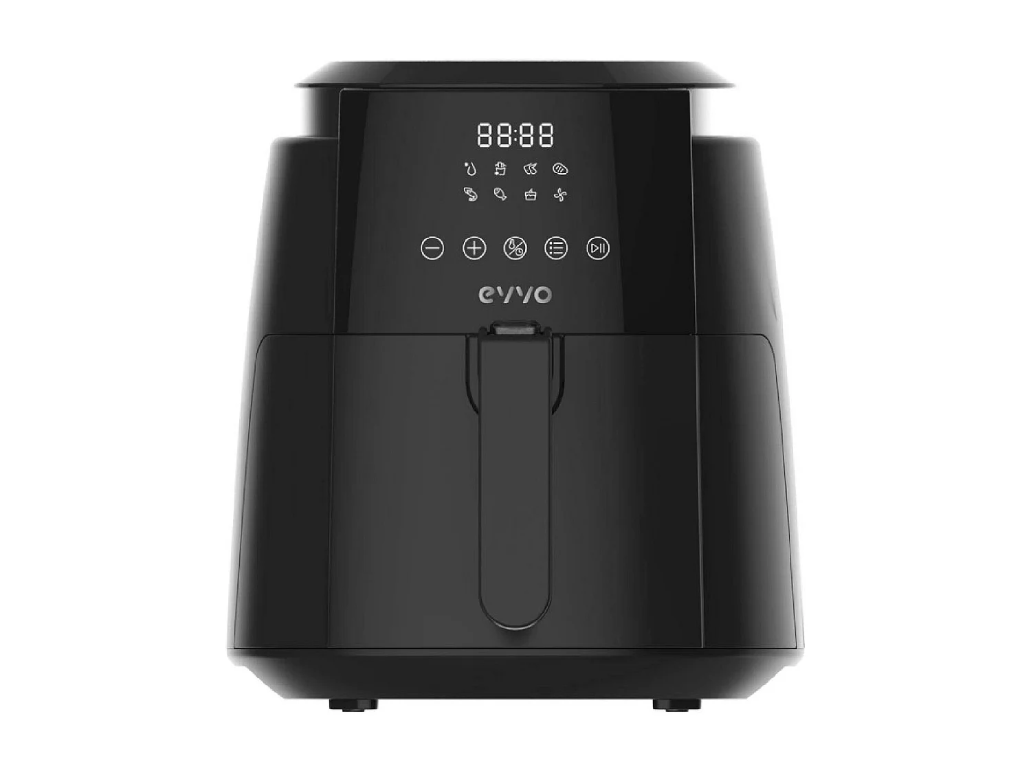 EVVO Friggitrice senza olio Tasty Fryer - 1500 W, tecnologia Dual Cyclone, multifunzione, fino a 200 °, 3,5 litri..