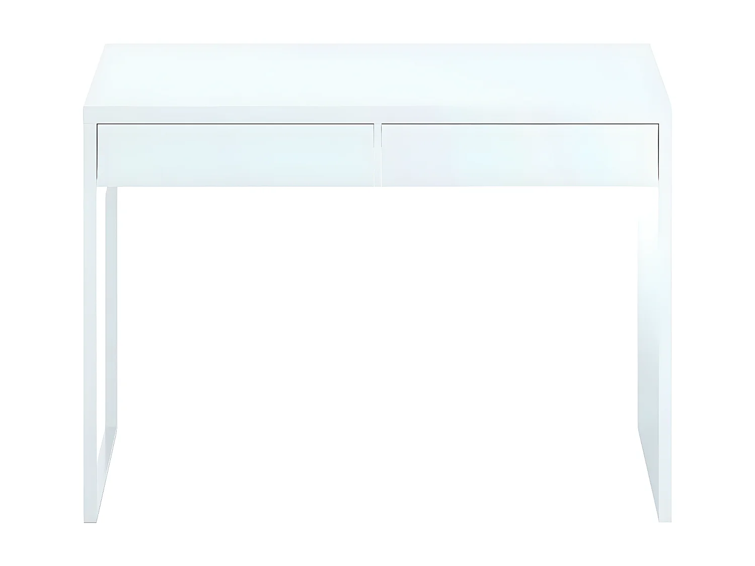 Bureau reversible avec tiroir couleur Blanc Artic - Longueur 138 x Hauteur 75 x Profondeur 50 cm