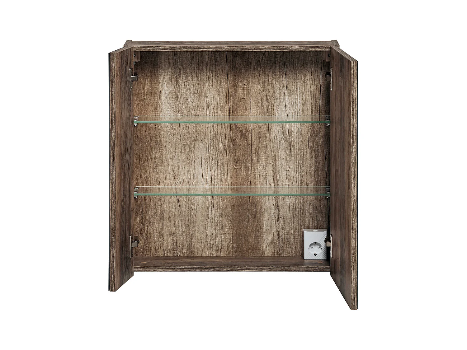 Armoires De Toilette SANTA FE MC60 2D 60x17x65 Clair naturel
