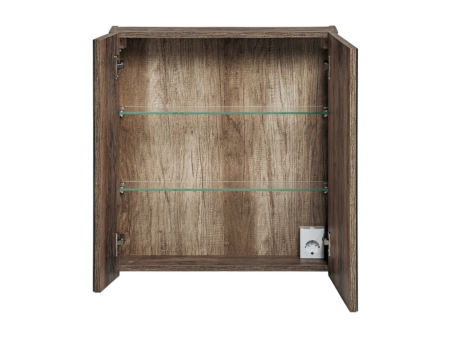 Armoires De Toilette SANTA FE MC60 2D 60x17x65 Clair naturel