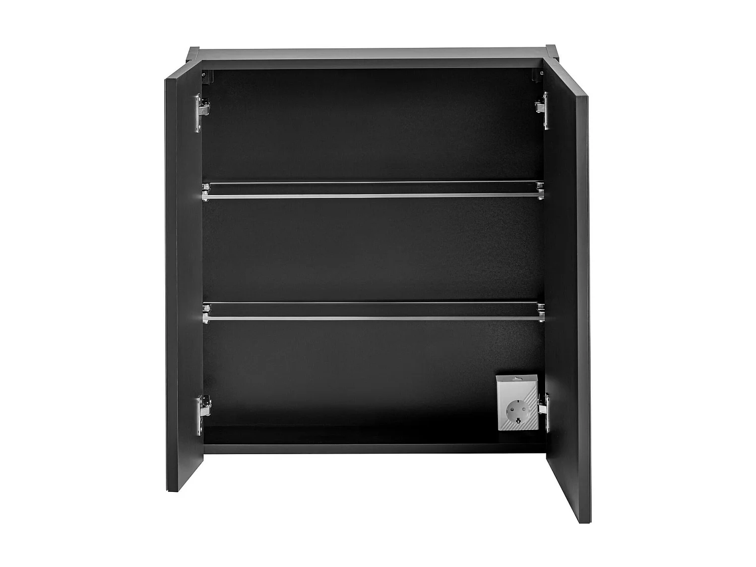 Armoires De Toilette SANTA FE MC60 2D 60x17x65 Noir